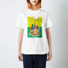 THE DOUBUTSU-ZOO SHOPのパンケーキ スタンダードTシャツ