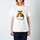 サタケシュンスケ｜イラストレーターのネコ（2） Regular Fit T-Shirt