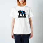 WORKING BEARの【WORKING BEAR】Paws Up! Blue ver スタンダードTシャツ