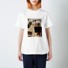 Art Baseのエゴン・シーレ / 1911 /Schiele's Room in Neulengbach / Egon Schiele スタンダードTシャツ