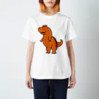 ぺちぺち工房 Pechi Pechi Atelierのティラノサウルス Regular Fit T-Shirt