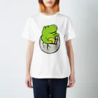 ぺちぺち工房 Pechi Pechi Atelierの恐竜の赤ちゃん Regular Fit T-Shirt