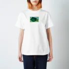 ひなたいようさんの青い魚 Regular Fit T-Shirt