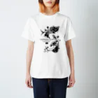 Kazuki SHOP from un Jour。ART WORKSの【HAPPINESS FLEUR】 Regular Fit T-Shirt