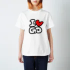 エンジニア専用 ITシャツのI Love GO スタンダードTシャツ