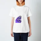 junsen　純仙　じゅんせんのJUNSEN SETA （瀬田 純仙）COOL JAPAN　紫の小言 Regular Fit T-Shirt