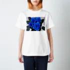 0608knynの青薔薇 Regular Fit T-Shirt