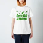 【仮想通貨】ADKグッズ専門店 のLet's go to the moon! スタンダードTシャツ