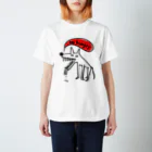 えむらぼのどうぶつTシャツの野良犬か野犬 Regular Fit T-Shirt