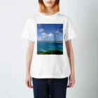 iaryの沖縄の海と空 Regular Fit T-Shirt