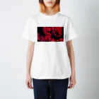 wahgrahfのBlur Collage 1 Red Regular Fit T-Shirt