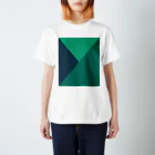 ペパボテックショップのComposition in Green, Green, and Green (Light Mode) Regular Fit T-Shirt