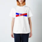 X-Dimensions team goodsのred&blue 01 Regular Fit T-Shirt