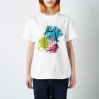 （・-・）の透けているウサギ Regular Fit T-Shirt