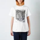 wanwanartのトラの鉛筆画 Regular Fit T-Shirt