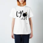 ジージョのデカ文字にゃんこ「げ」 スタンダードTシャツ