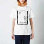 borderLinerのfrom here to everywhere スタンダードTシャツ