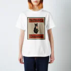 黒豆くんフェアトレードのTHE BLACK CAT スタンダードTシャツ