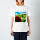 china__のひまわり Regular Fit T-Shirt