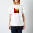 A.A.A.A worksのYAKISOVA BOX LOGO スタンダードTシャツ