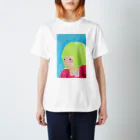 nakosukeの秘密の花園で遊ぶ女の子 スタンダードTシャツ