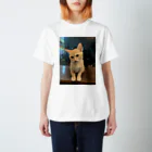 小梅製作所のカレーちゃん　猫 Regular Fit T-Shirt