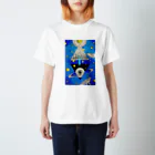 kyon_kyonの碧宙(blue galaxy) スタンダードTシャツ