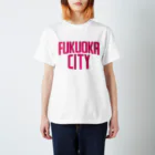 福岡Tシャツ通販サイトの福岡シティTシャツ（ピンクロゴ） Regular Fit T-Shirt