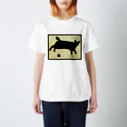  HARU-NYANKOの日本画ねこ スタンダードTシャツ