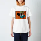 ぷっちのくろねこレグとかいぬしさん Regular Fit T-Shirt