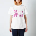 AAAstarsのピンクパンダ Regular Fit T-Shirt