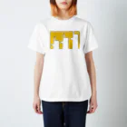 hand and yellowのUP Regular Fit T-Shirt