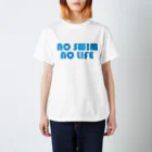shop_WanderWorldのno swim no life スタンダードTシャツ