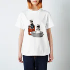 フジワラヨシトのどうぶつの蔵人（アライグマ） Regular Fit T-Shirt