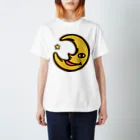 Cɐkeccooのにっこりお月さま‐カラフル Regular Fit T-Shirt