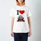 AAAstarsのアイ　ハート　福助　(　I 　Love　福助　） スタンダードTシャツ