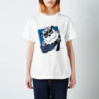 くまっちのパンダーさん（斜め） Regular Fit T-Shirt