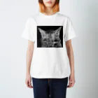 first_firmamentの般ニャ　白黒反転ヴァージョン Regular Fit T-Shirt