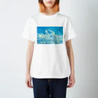 パーマとヒツジの蒼と雲 スタンダードTシャツ