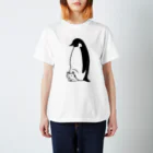 わの屋の暖を取るねこ（ペンギン） Regular Fit T-Shirt