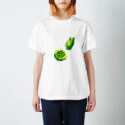 illust_designs_labのふき、ふきのとうイラストグッズ【果物・お野菜シリーズ】 スタンダードTシャツ