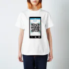 illust_designs_labのキャッシュレスペイ・QRコード決済【マニアックなモノシリーズ】 スタンダードTシャツ