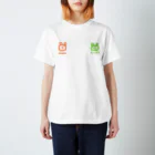 Moja Moja Girlのクマとカエルは兄弟グラス Regular Fit T-Shirt