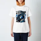 HERP MODA by ヤマモトナオキのRepGirl コバルトツリーモニター Regular Fit T-Shirt