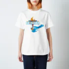 AROのABADDON OKINAWA BLUE FIGHT Regular Fit T-Shirt