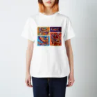 IZANAMI by Akane Yabushitaのメキシコのアレブリヘス（オレンジ） スタンダードTシャツ