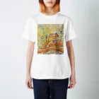 “little shop”福士悦子の水彩画　春のシマリス Regular Fit T-Shirt