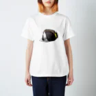 K′z SHOPのホワイトフェイスバタフライフィッシュ スタンダードTシャツ