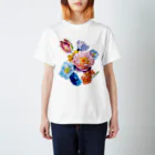 奥寺正美　masami okuderaのflowers 陰 Regular Fit T-Shirt