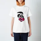 BLUE Elephant designのAwesome As FxxK bunny スタンダードTシャツ